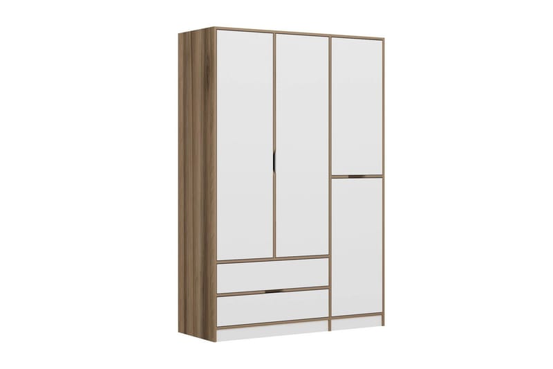 Munna Garderobe 140x208 cm - Hvit - Oppbevaring - Garderober & garderobesystem