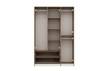 Munna Garderobe 140x208 cm - Hvit - Oppbevaring - Garderober & garderobesystem