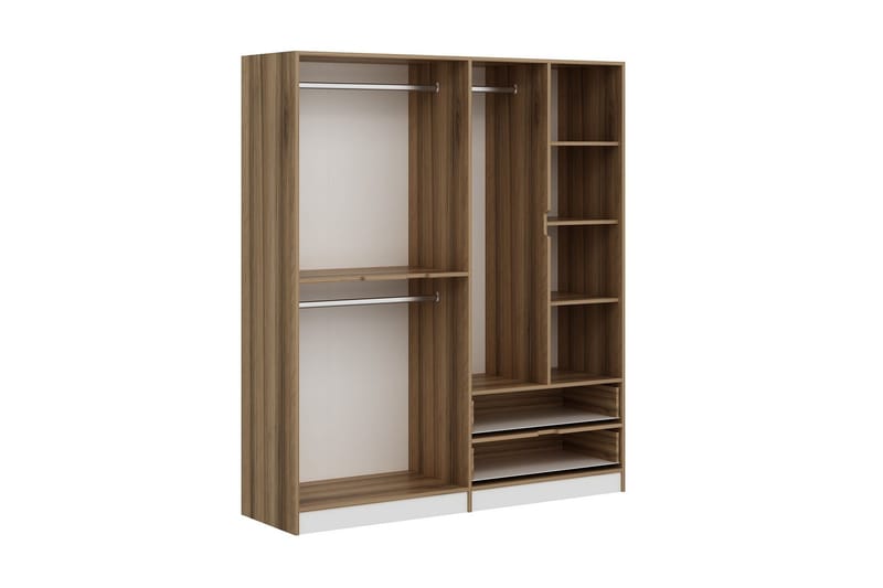 Munna Garderobe 180 cm - Hvit - Oppbevaring - Garderober & garderobesystem