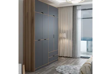 Munna Garderobe 185x253 cm - Antrasitt - Oppbevaring - Garderober & garderobesystem