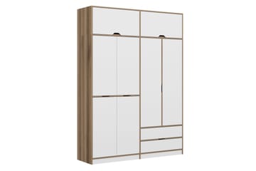 Munna Garderobe 185x253 cm - Hvit - Oppbevaring - Garderober & garderobesystem