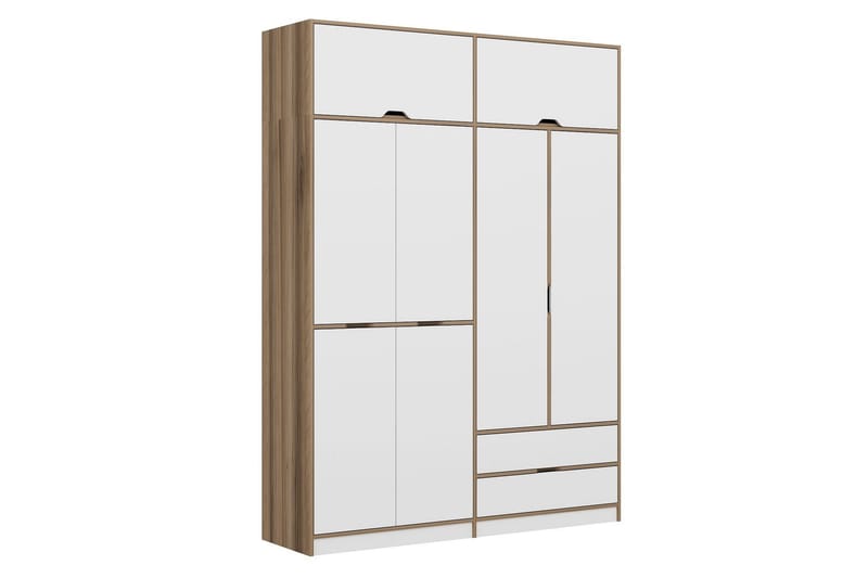 Munna Garderobe 185x253 cm - Hvit - Oppbevaring - Garderober & garderobesystem