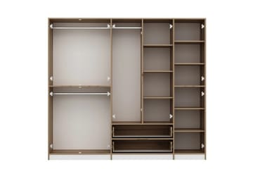 Munna Garderobe 232x208 cm - Hvit - Oppbevaring - Garderober & garderobesystem