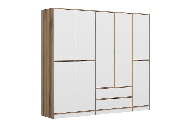 Munna Garderobe 232x208 cm, Hvit