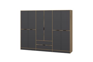 Munna Garderobe 270 cm - Antrasitt - Oppbevaring - Garderober & garderobesystem