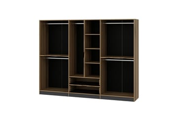 Munna Garderobe 270 cm - Antrasitt - Oppbevaring - Garderober & garderobesystem