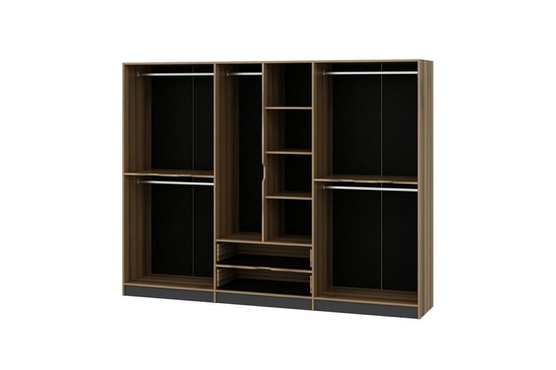 Munna Garderobe 270 cm - Antrasitt - Oppbevaring - Garderober & garderobesystem