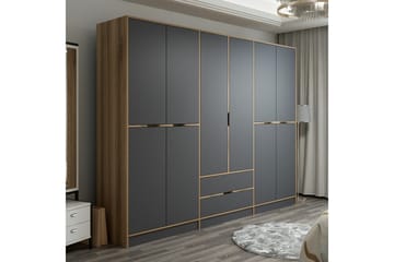 Munna Garderobe 270 cm - Antrasitt - Oppbevaring - Garderober & garderobesystem