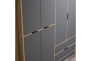Munna Garderobe 270 cm - Antrasitt - Oppbevaring - Garderober & garderobesystem