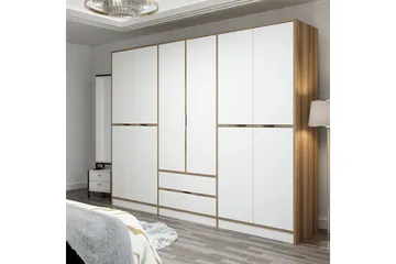 Munna Garderobe 270 cm - Hvit - Oppbevaring - Garderober & garderobesystem