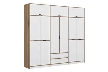 Munna Garderobe 277x253 cm - Hvit - Oppbevaring - Garderober & garderobesystem
