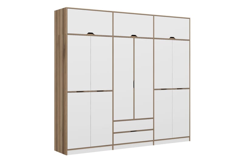 Munna Garderobe 277x253 cm - Hvit - Oppbevaring - Garderober & garderobesystem