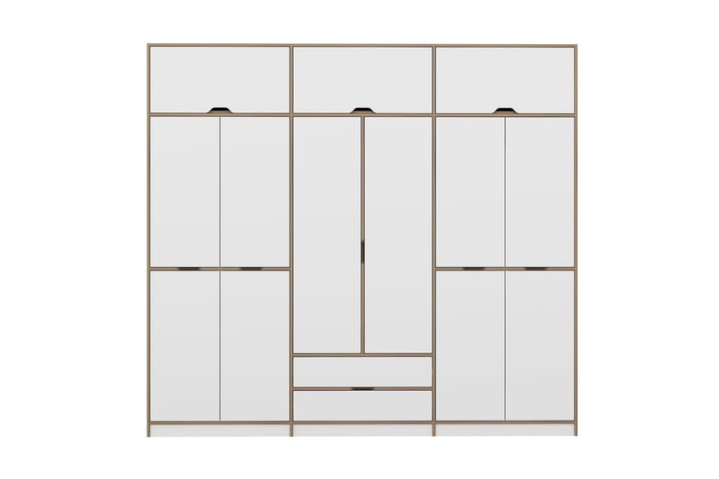 Munna Garderobe 277x253 cm, Hvit