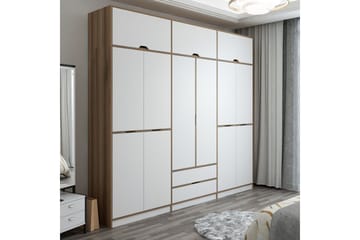 Munna Garderobe 277x253 cm - Hvit - Oppbevaring - Garderober & garderobesystem