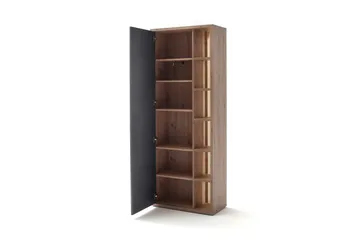Nacimento Oppbevaringsskap 37x76 cm - Grå/Natur - Oppbevaring - Garderober & garderobesystem