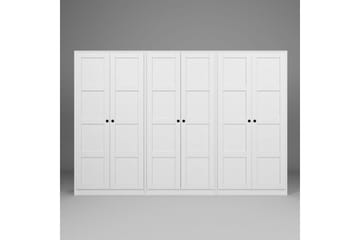 Nagouri Garderobe 280x190 cm - Hvit - Oppbevaring - Garderober & garderobesystem