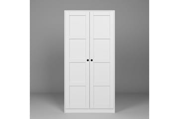 Nagouri Garderobe 94x190 cm - Hvit - Oppbevaring - Garderober & garderobesystem