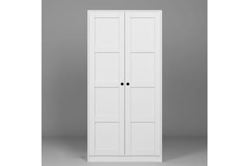 Nagouri Garderobe 94x190 cm - Hvit - Oppbevaring - Garderober & garderobesystem