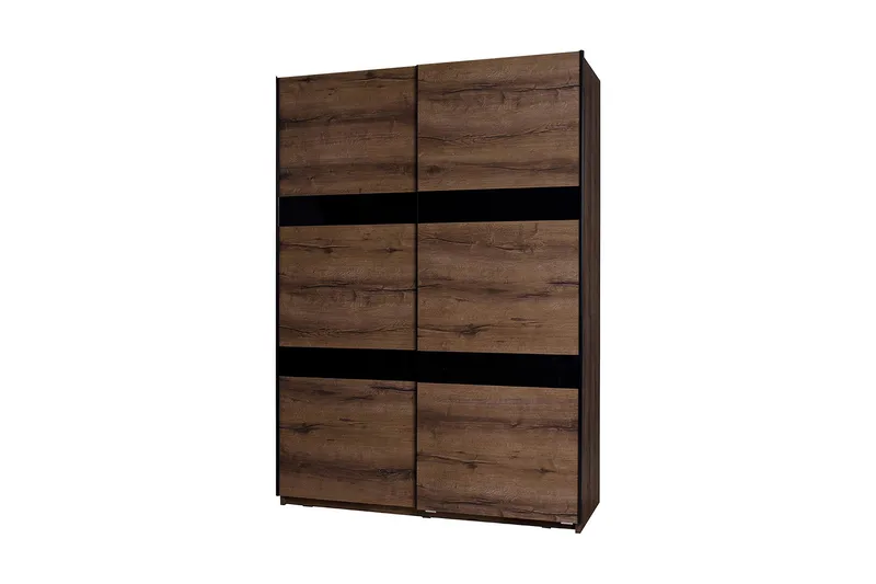 Najera Garderobe 68,5 cm i Mørkt Tre, Mørkebrun