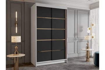 Narbonne Garderobe 100x200 cm - Svart/Hvit - Oppbevaring - Garderober & garderobesystem