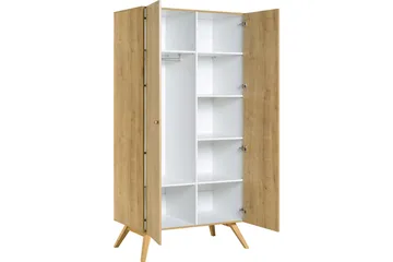 Nature Garderobe Hvit/Natur - Natur - Oppbevaring - Garderober & garderobesystem