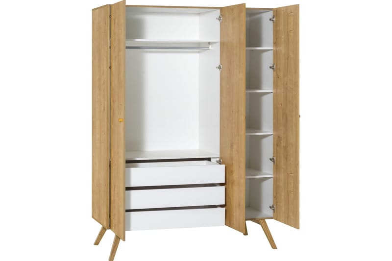 Nature Garderobe Natur / Hvit - VOX - Oppbevaring - Garderober & garderobesystem