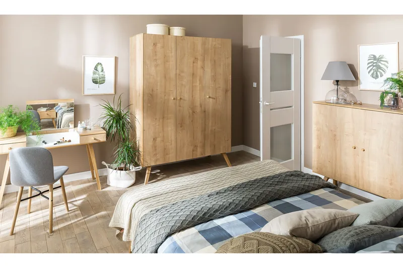 Nature Garderobe Natur / Hvit - VOX - Oppbevaring - Garderober & garderobesystem