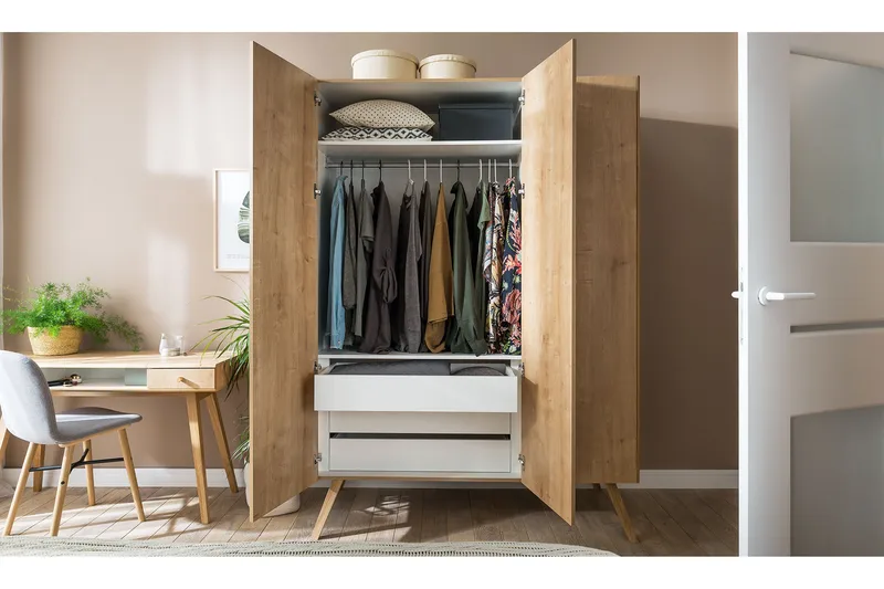 Nature Garderobe Natur / Hvit - VOX - Oppbevaring - Garderober & garderobesystem