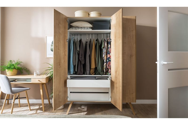 Nature Garderobe Natur / Hvit - VOX - Oppbevaring - Garderober & garderobesystem