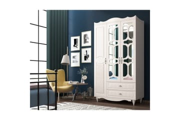 Noric Garderobe 105x190 cm - Matt Hvit - Oppbevaring - Garderober & garderobesystem