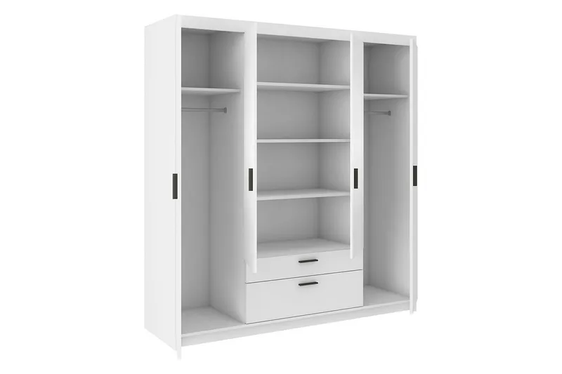 Norrbyn Garderob 53x190x176,3 cm - Natur - Oppbevaring - Garderober & garderobesystem