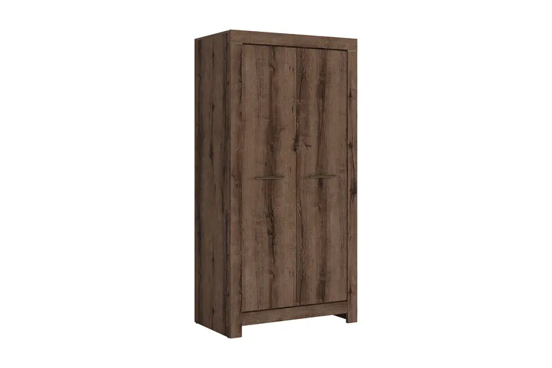 Olender Garderobe 98x195 cm i Tre, Brun