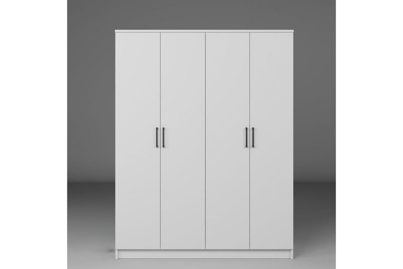 Olera Garderobe 140x180 cm - Hvit - Oppbevaring - Garderober & garderobesystem - Garderobeskap