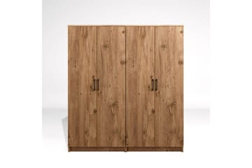 Olera Garderobe 160x180 cm - Natur - Oppbevaring - Garderober & garderobesystem - Garderobeskap