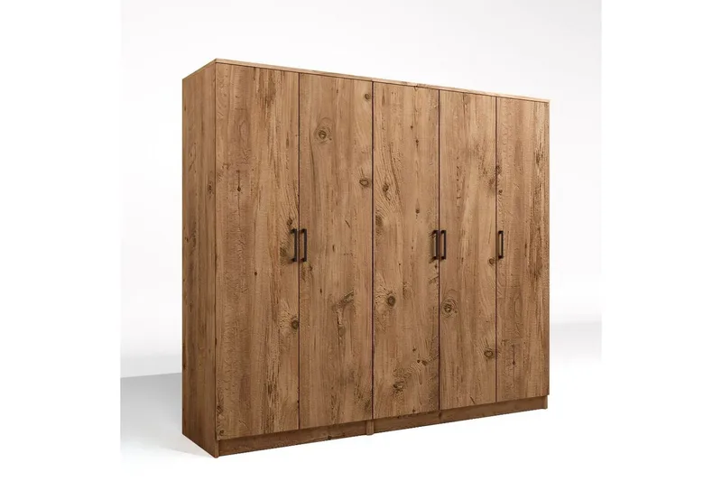 Olera Garderobe 200x180 cm, Natur