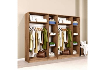 Olera Garderobe 240x180 cm - Natur - Oppbevaring - Garderober & garderobesystem