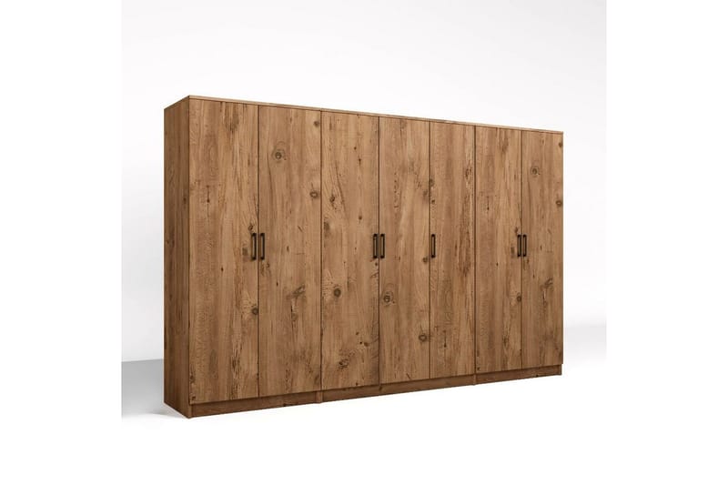 Olera Garderobe 280x180 cm - Natur - Oppbevaring - Garderober & garderobesystem