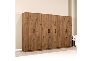 Olera Garderobe 280x180 cm - Natur - Oppbevaring - Garderober & garderobesystem