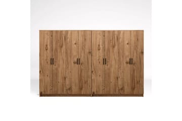 Olera Garderobe 280x180 cm - Natur - Oppbevaring - Garderober & garderobesystem