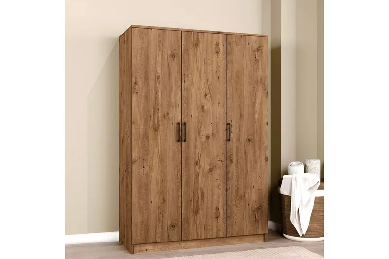 Olera Garderobesskåp 120x180 cm - Natur - Oppbevaring - Garderober & garderobesystem - Garderobeskap