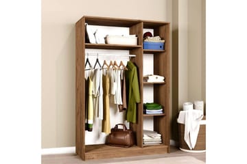 Olera Garderobesskåp 120x180 cm - Natur - Oppbevaring - Garderober & garderobesystem - Garderobeskap