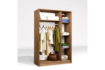 Olera Garderobesskåp 120x180 cm - Natur - Oppbevaring - Garderober & garderobesystem - Garderobeskap