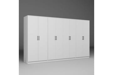 Olera Garderobesskåp 300x180 cm - Hvit - Oppbevaring - Garderober & garderobesystem - Garderobeskap