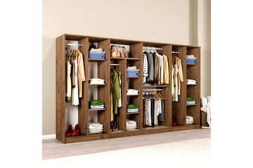 Olera Garderobesskåp 300x180 cm - Natur - Oppbevaring - Garderober & garderobesystem