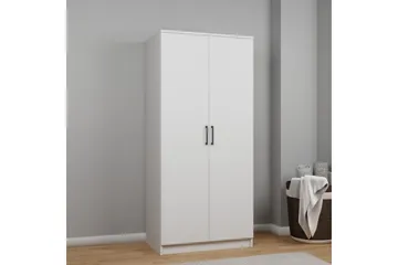 Olera Garderobesskåp 80x180 cm - Hvit - Oppbevaring - Garderober & garderobesystem - Garderobeskap