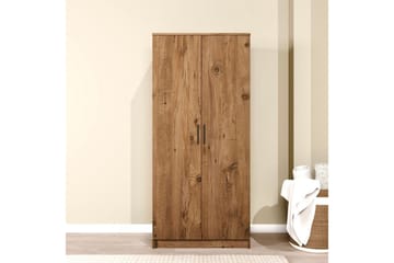 Olera Garderobesskåp 80x180 cm - Natur - Oppbevaring - Garderober & garderobesystem