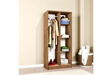 Olera Garderobesskåp 80x180 cm - Natur - Oppbevaring - Garderober & garderobesystem