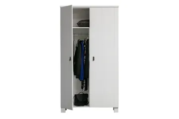 Ollerz Garderobe 55x111 cm - Hvit - Oppbevaring - Garderober & garderobesystem