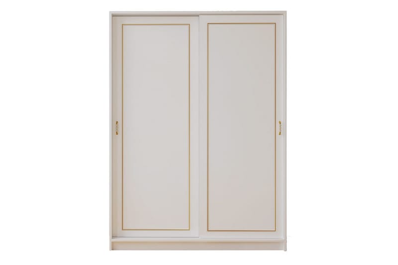 Olyven Garderobe 140x190 cm - Matt Hvit - Oppbevaring - Garderober & garderobesystem