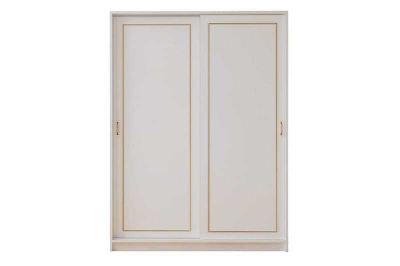 Olyven Garderobe 140x190 cm - Matt Hvit - Oppbevaring - Garderober & garderobesystem